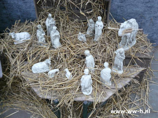 Kerststal figuren van beton Kerststal figuren van beton